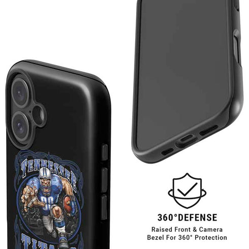 Liquid Blue NFL Tennessee Titans Running Back iPhone 16 Magsafe Impact Case